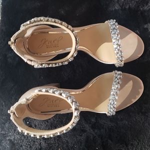 Jewel Badgley Mischka dress sandals